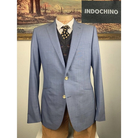 Indochino Other - 38R NWT Indochino Custom Baby Blue Blazer - Suit Jacket
